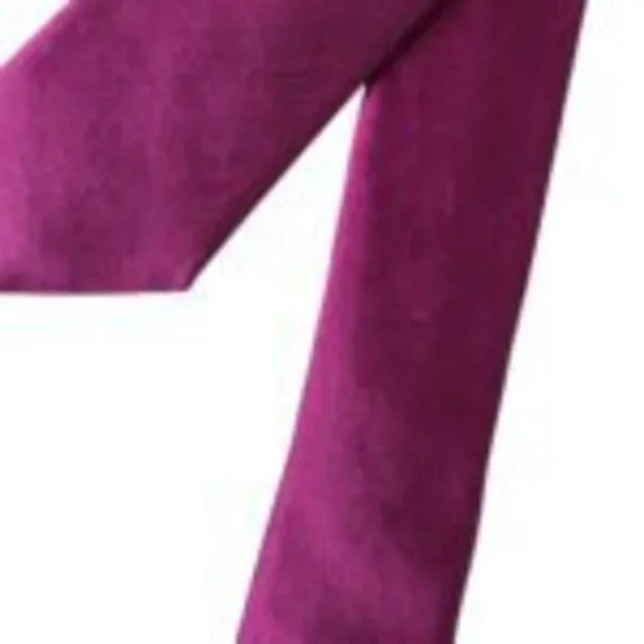 Dolce & Gabbana Purple Solid Satin Silk Adjustable Men Tie - Picture 5 of 6